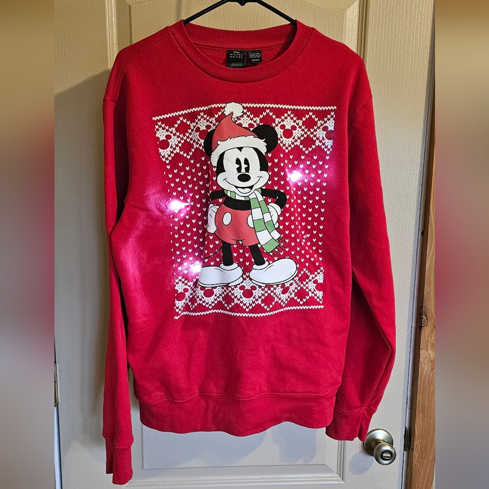 Disney Red Mickey Mouse Sweater
